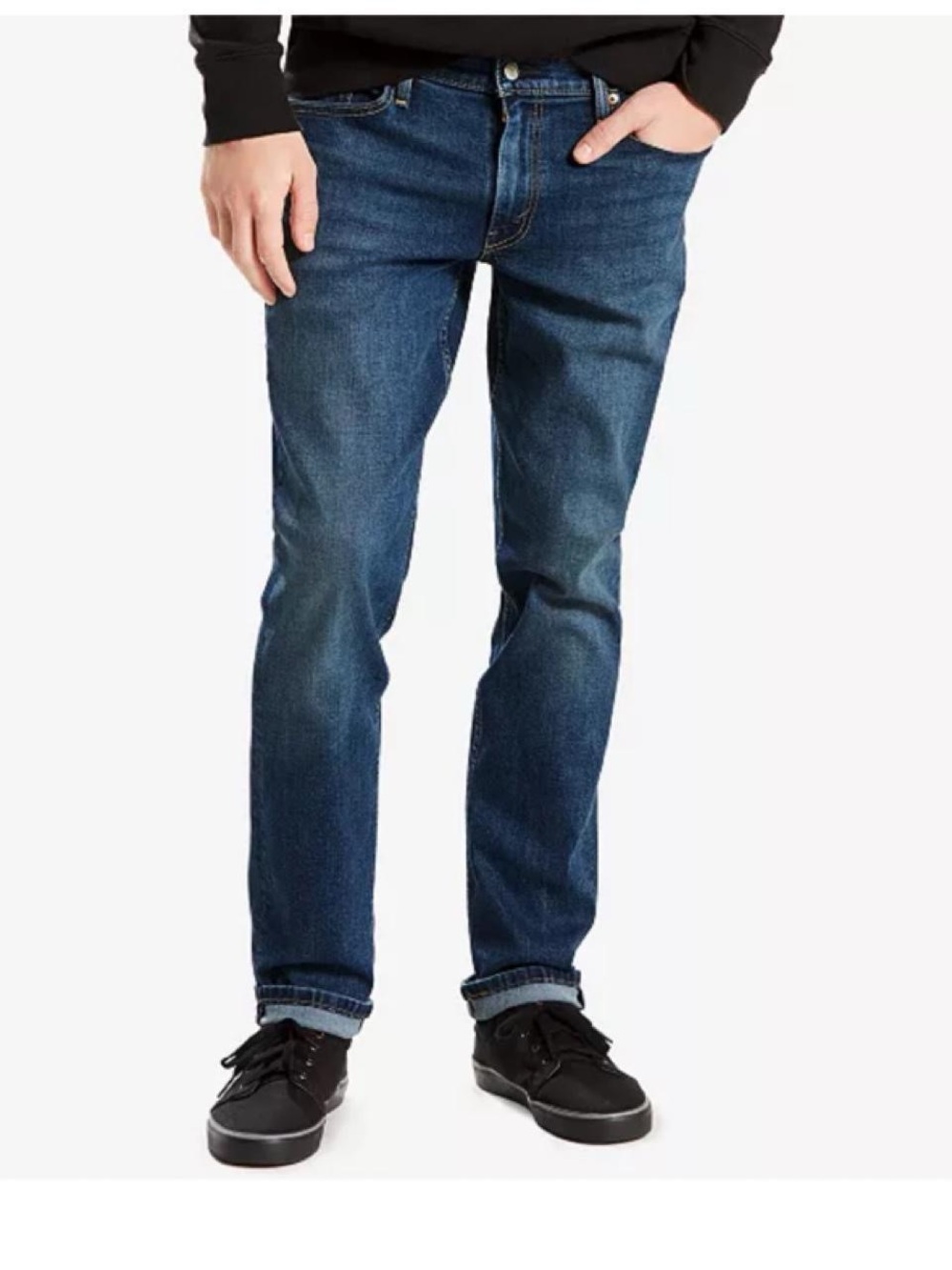 NWT Levi's Slim Straight Jeans in Dark Blue Wash